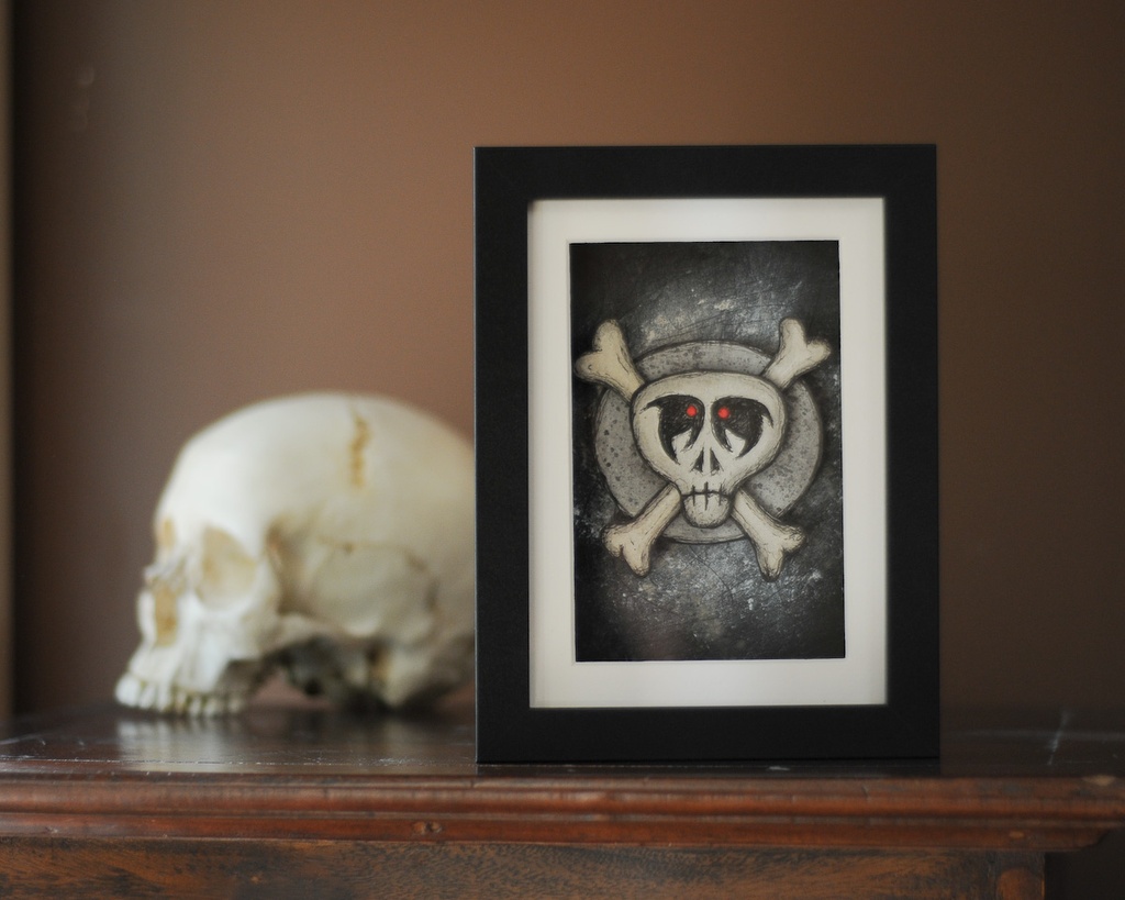 Skull & Cross Bones illustration